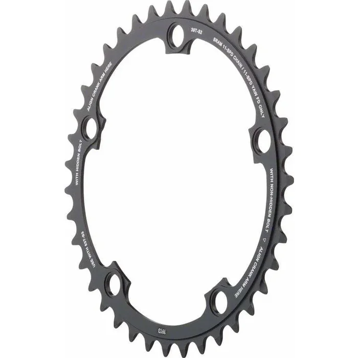 11-Speed 39T 130mm BCD YAW Chainring, Use with 53T