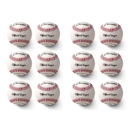 12 Double Cushion Cork Core Leather Blemished Game Baseballs