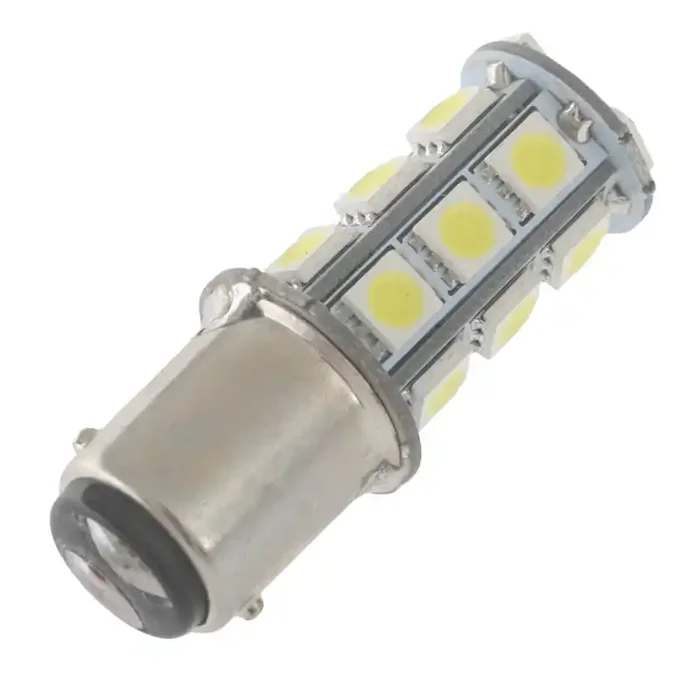 18 LED Bayonet Bulb Double Contact Parallel Pins 12v