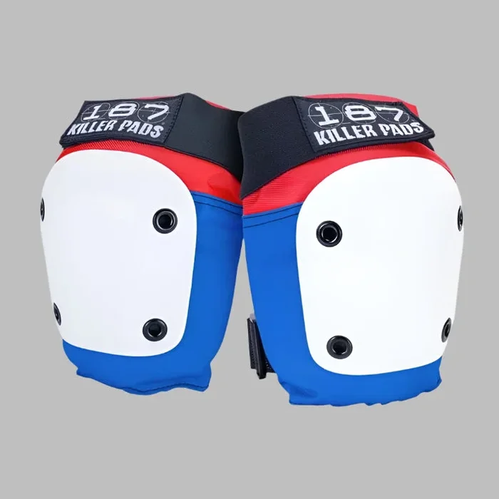 187 Killer Fly Knee Pads Red, Blue, White