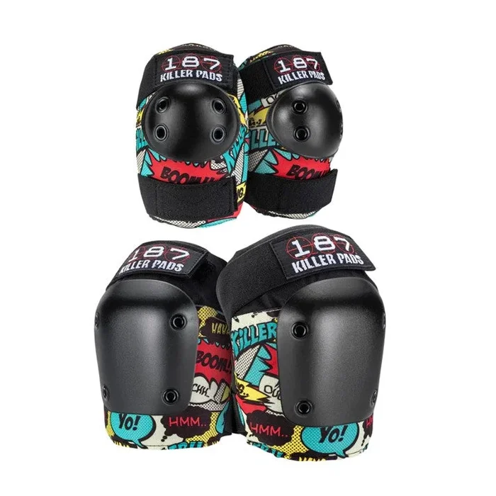 187 Killer Knee & Elbow Pad Combo Pack Comic
