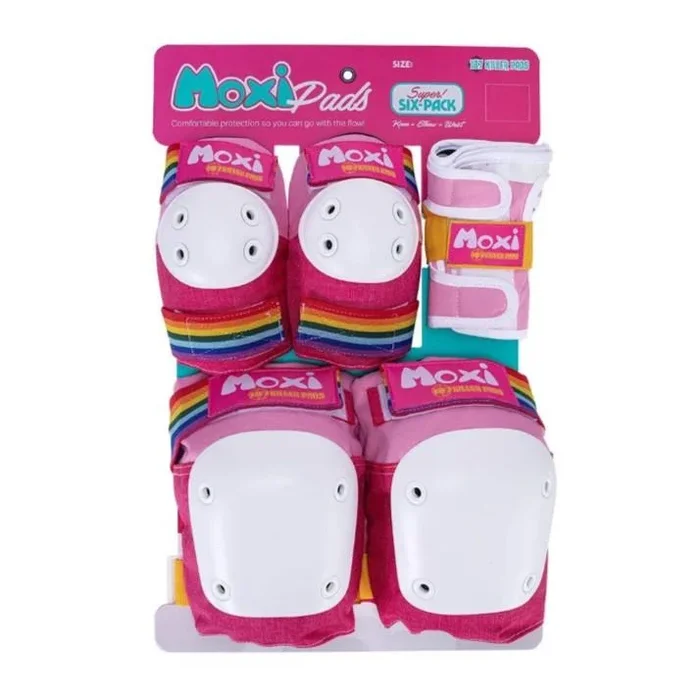 187 Moxi Skates Junior Padding Set Pink