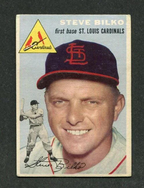1954 Topps #116 Steve Bilko St. Louis Cardinals Baseball Card
