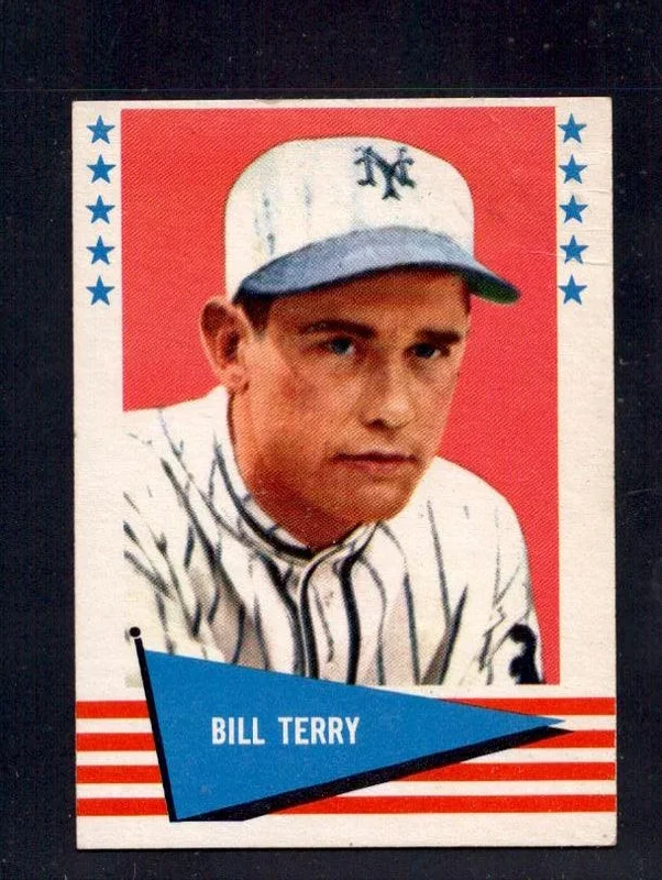 1961 Bill Terry Fleer Baseball Greats #142 Giants Baseball Card