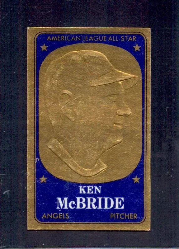1965 Ken McBride Topps Embossed #30 Angels Baseball Card