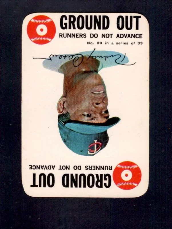 1968 Rod Carew Topps Game #29 Twins Baseball Card