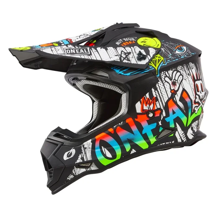 2 SRS Rancid Helmet Black/White