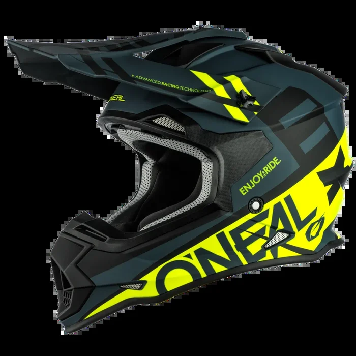 2 SRS Spyde Helmet Black/Hi-Viz