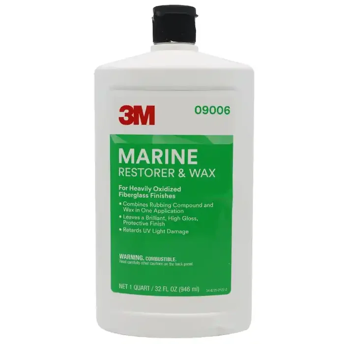3M 09006 Marine Fibreglass Restorer Wax 1L
