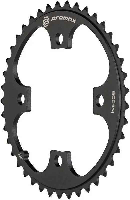 4-Bolt Chainring – 41t 104 BCD Black