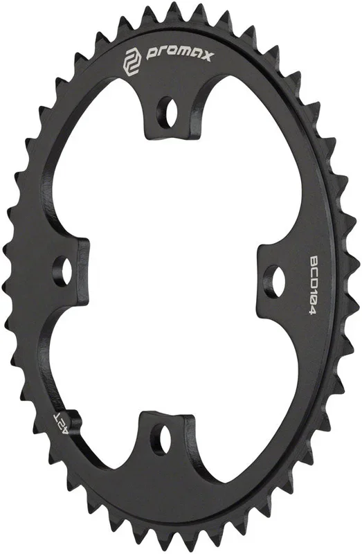 4-Bolt Chainring – 42t 104 BCD Black