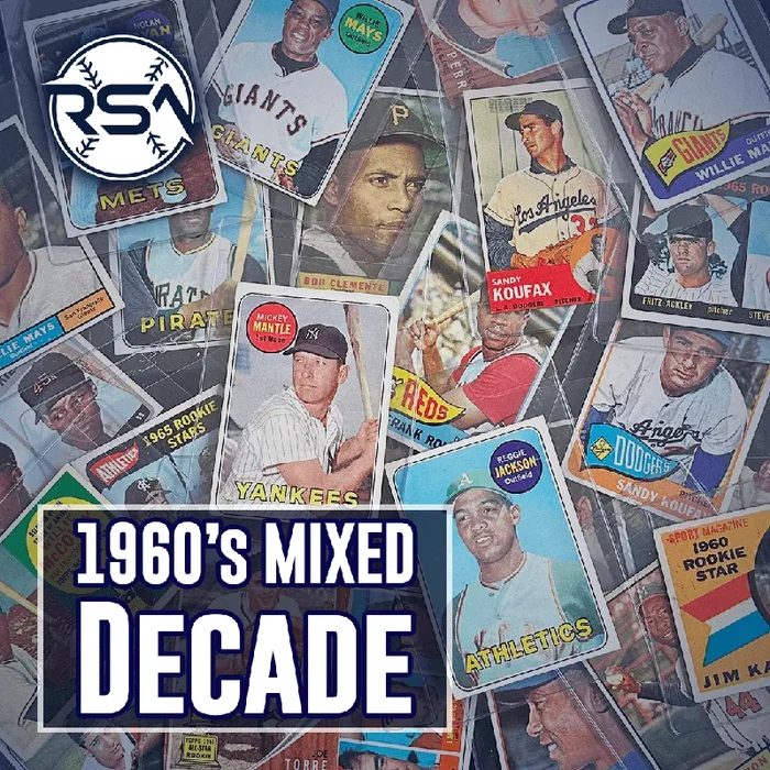60’s Sampler Vintage Baseball Card Mystery Pack– Decades Series