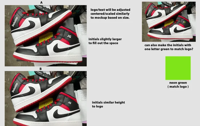 8 Pairs of Jordans – Custom Order – Full Invoice