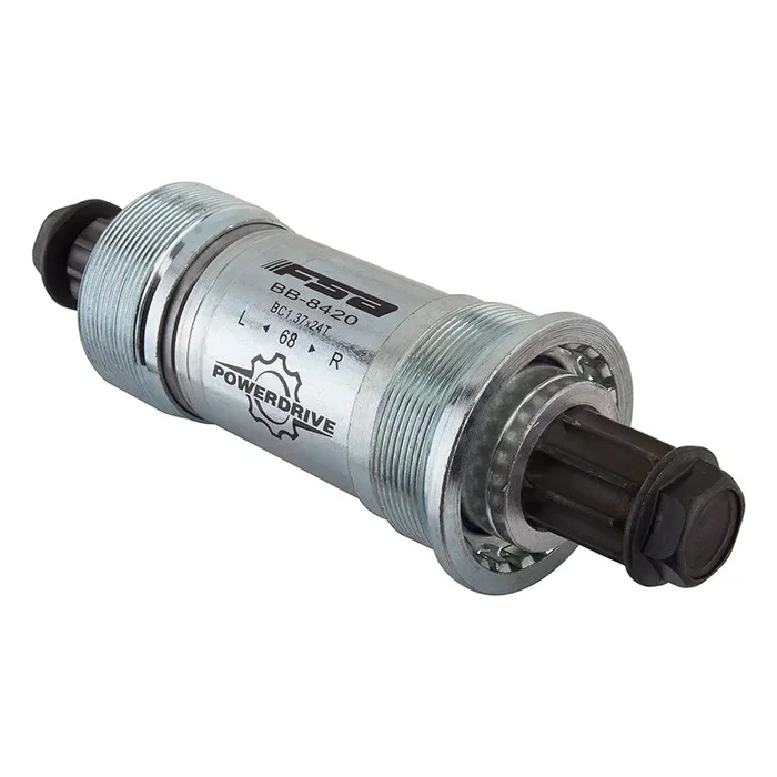 8420ST Power Drive Bottom Bracket – English 68x113mm Power Drive Spindle Silver