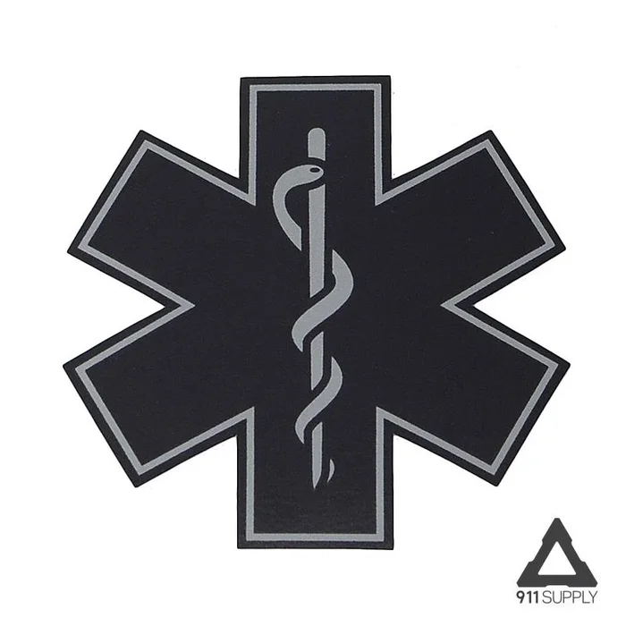 911 Supply Subdued Star Of Life Decal 3 inch