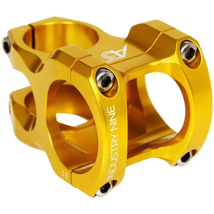 A35 Stem – 32mm 35mm Clamp +/-5 1 1/8″ Aluminum Gold