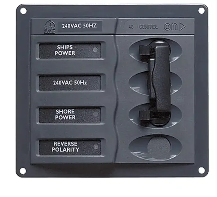 AC Circuit Breaker Panel without Meters – 2DP AC230V Stainless Steel