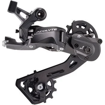 Acolyte SpringLock Rear Derailleur – 8 Speed Medium Cage BLK SpringLock Chain Retention