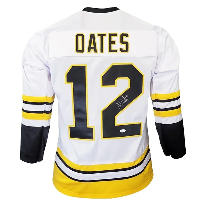 Adam Oates Signed Boston White Hockey Jersey (JSA)