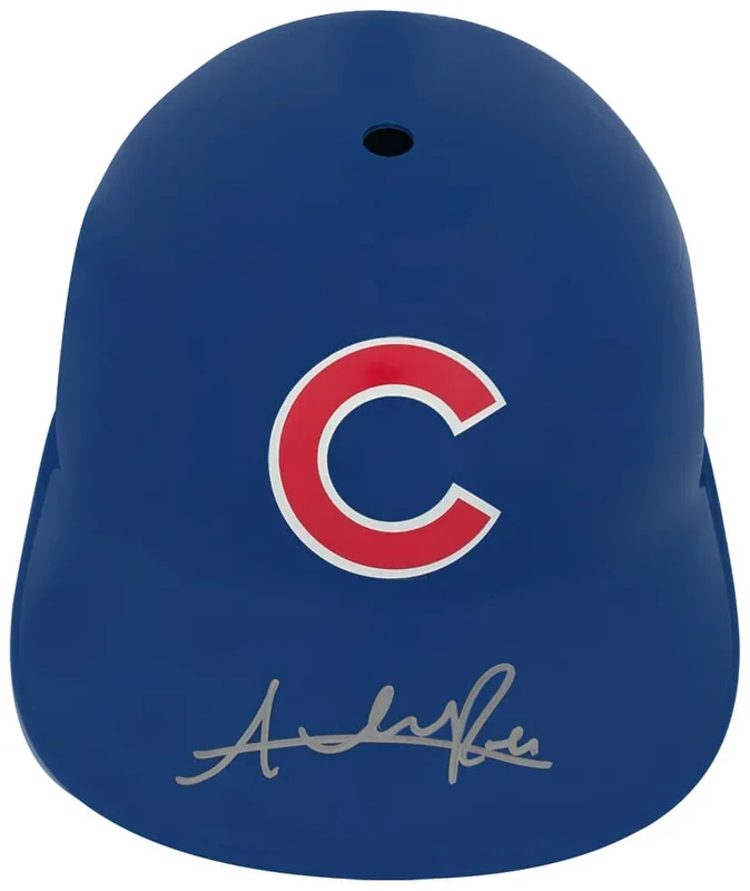 Addison Russell Signed Chicago Cubs Replica Souvenir Batting Helmet