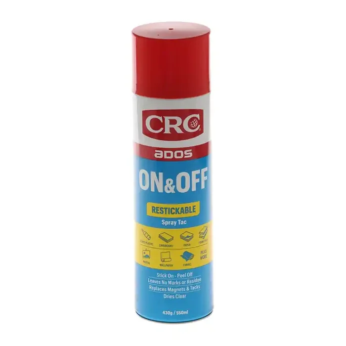 ADOS On and Off Restickable Spray Tac 550ml