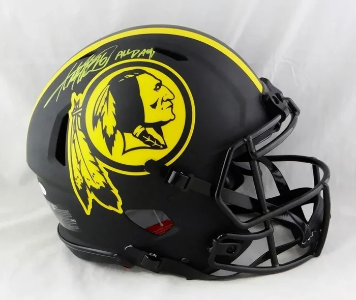 Adrian Peterson Signed Redskins Eclipse ProLine Helmet w/ Insc – Beckett W Auth
