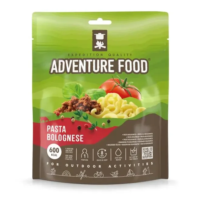 adventure food pasta bolognese