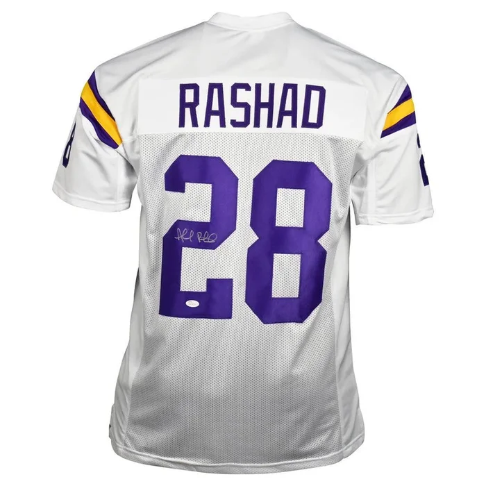 Ahmad Rashad Signed Minnesota Pro White Football Jersey (JSA)