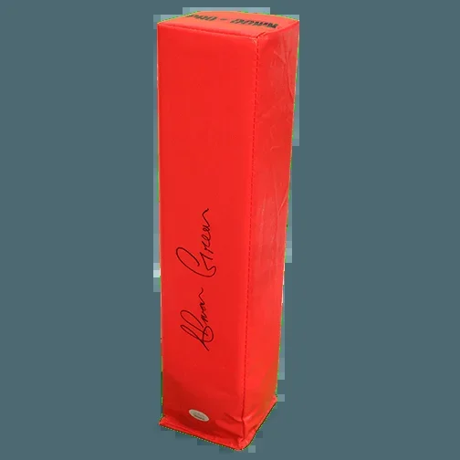 Ahman Green Autographed End Zone Pylon (JSA)