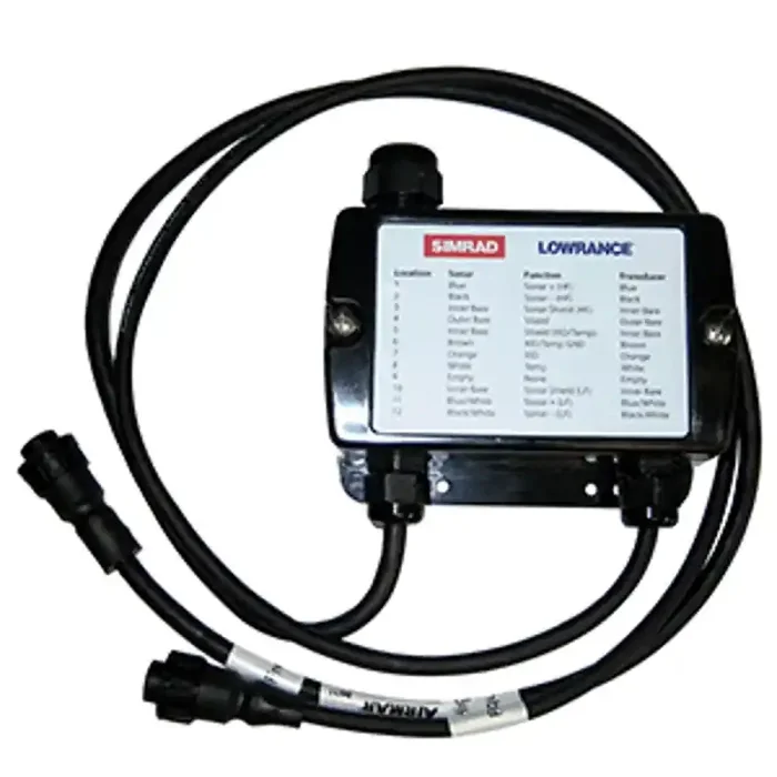 Airmar 33-1230-01 CHIRP Transducer Adapter Box for Navico XSONIC