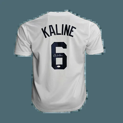 Al Kaline Detroit Autographed Pro Style Baseball Jersey White JSA