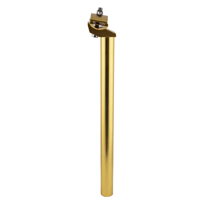 Alloy Anodized Seatpost 25.4mm 350mm Gold Alloy 25mm
