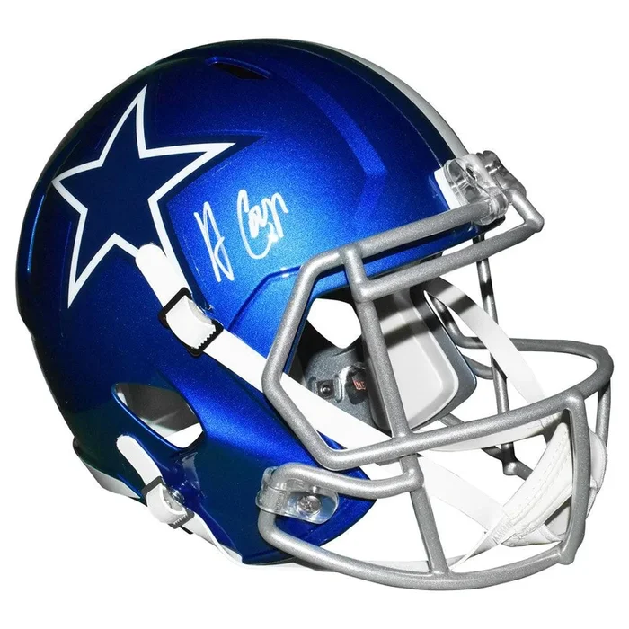 Amari Cooper Signed Dallas Cowboys Flash Speed Full-Size Replica Football Helmet (JSA)