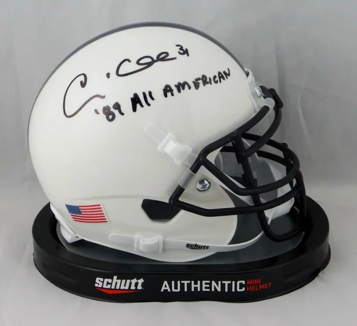 Andre Collins Autographed Penn State Mini Helmet w/ All American – JSA W Auth *B