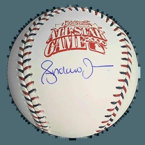 Andruw Jones Autographed 2000 All Star Game Official Major League Baseball JSA