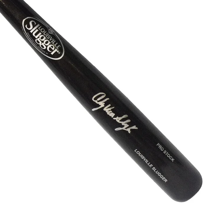 Andy Van Slyke Signed Louisville Slugger Official MLB Black Baseball Bat (JSA)
