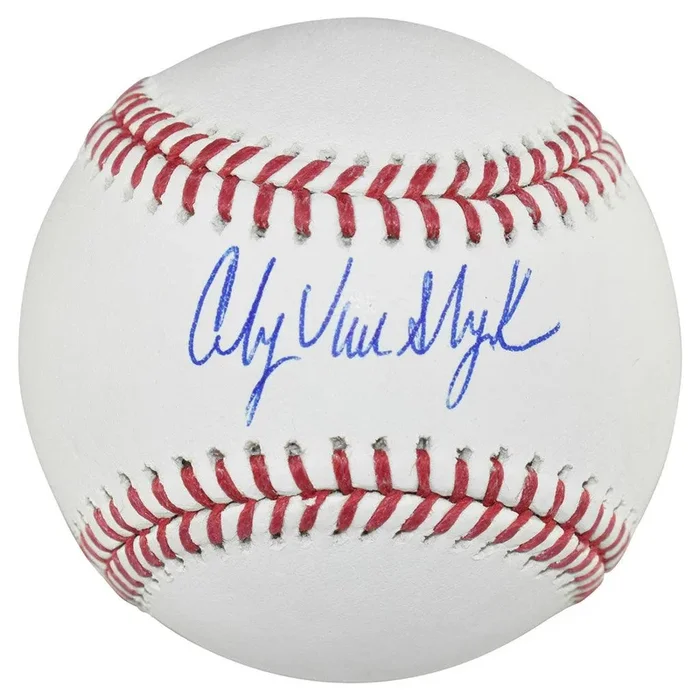 Andy Van Slyke Signed Rawlings Official Major League Baseball (JSA)