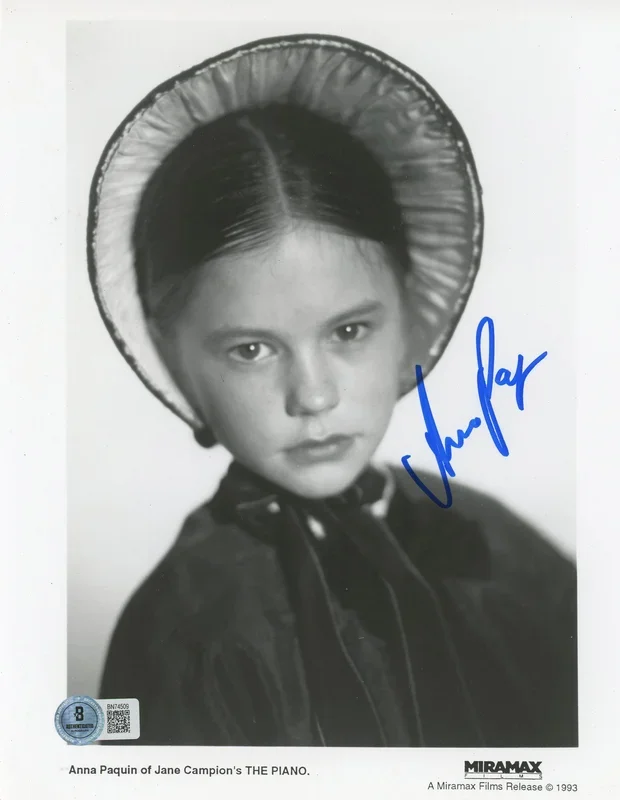 Anna Paquin The Piano Authentic Signed 8×10 Photo Autographed BAS #BN74509