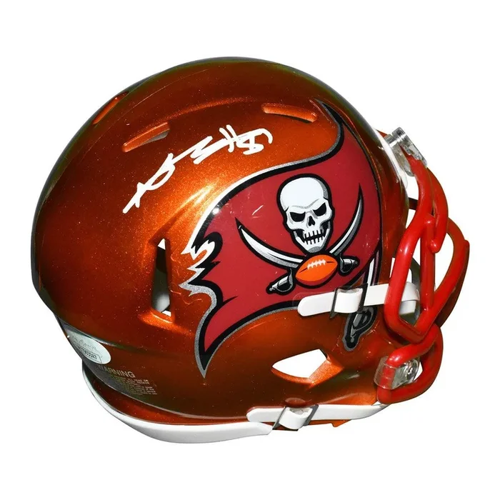 Antonio Brown Signed Tampa Bay Buccaneers Flash Speed Mini Replica Football Helmet (JSA)