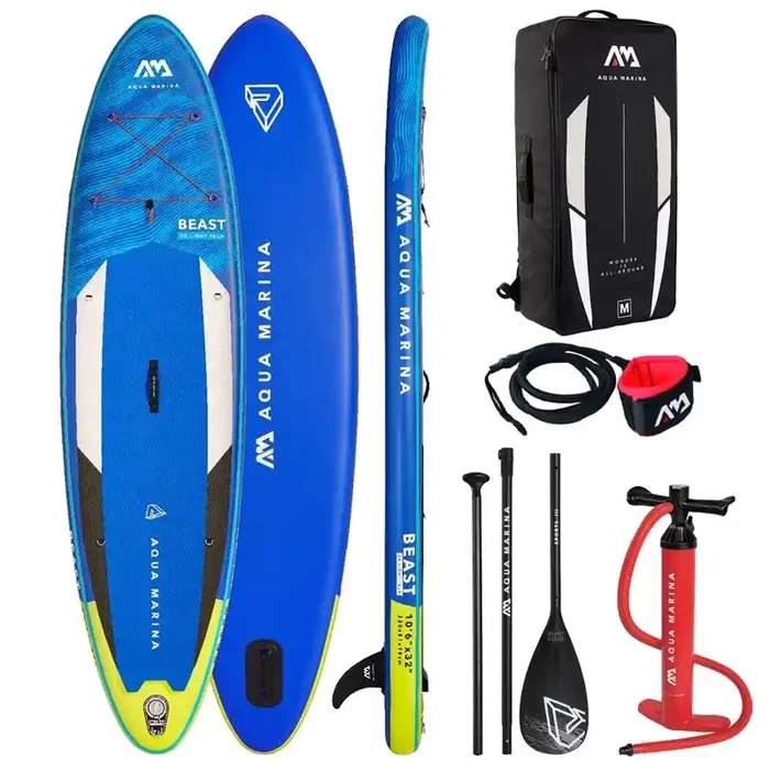 Aqua Marina 21 Beast Advanced All-Round Inflatable Stand Up Paddle Board Package 10ft 6in
