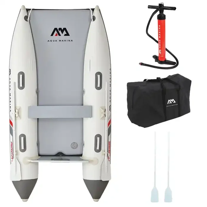 Aqua Marina Aircat 5-Person Inflatable Catamaran with Rigid Floor 11ft