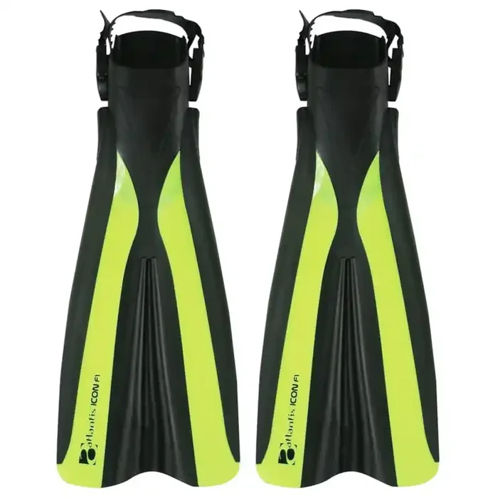 Atlantis Icon F1 Dive Fins L/XL Yellow