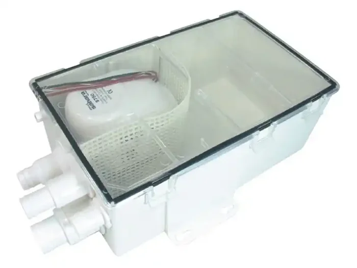 Attwood Grey Waste System with Pump – 12V