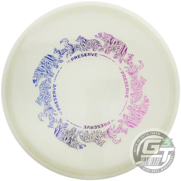 Axiom Limited Edition The Preserve Tribal Stamp Total Eclipse Glow Proton Hex Midrange Golf Disc