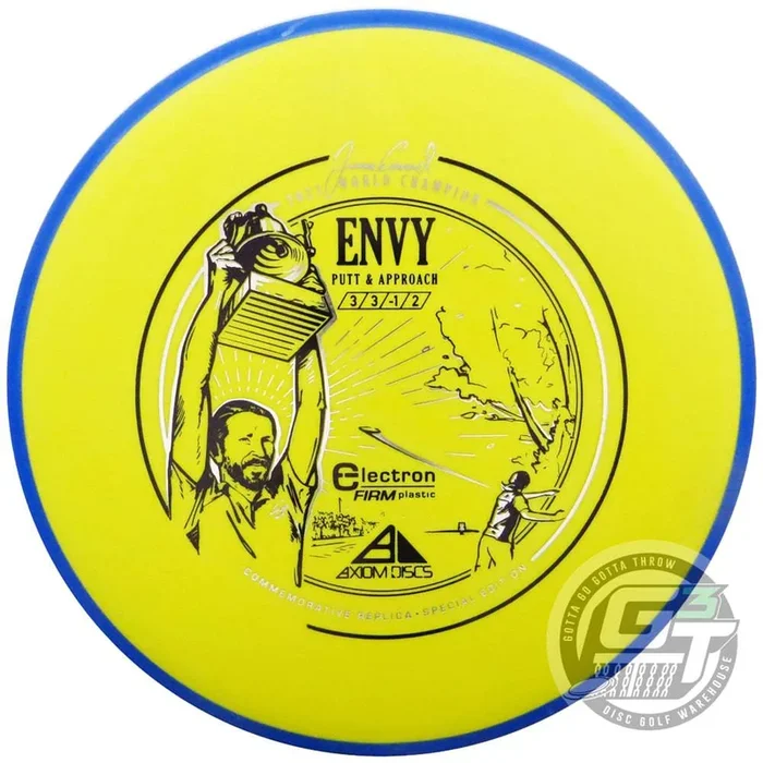 Axiom Special Edition James Conrad Commemorative Electron Firm Envy Putter Golf Disc