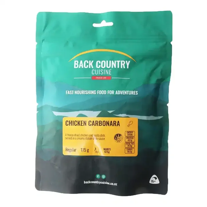Back Country Cuisine Chicken Carbonara 2 Serve