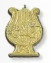 BAND LYRE PIN