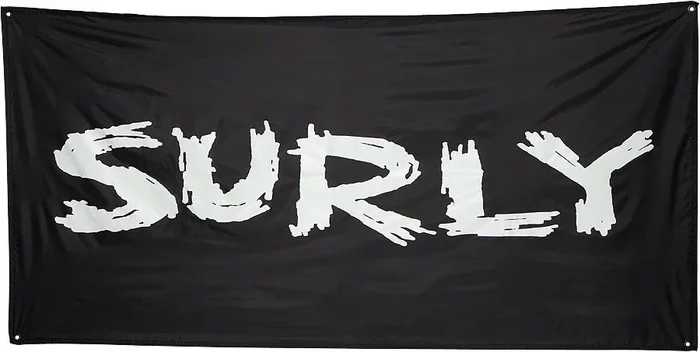 Banner: Black 36 x 72″