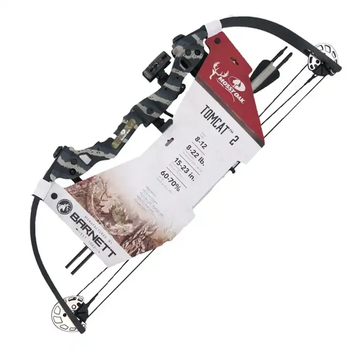 Barnett Tomcat 2 Youth Compound Bow Archery Set Mossy Oak