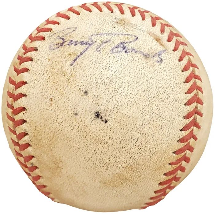Barry Bonds Autographed Official Game Used NCAA Championship Baseball Arizona State Sun Devils Vintage Signature Beckett BAS #AA001195